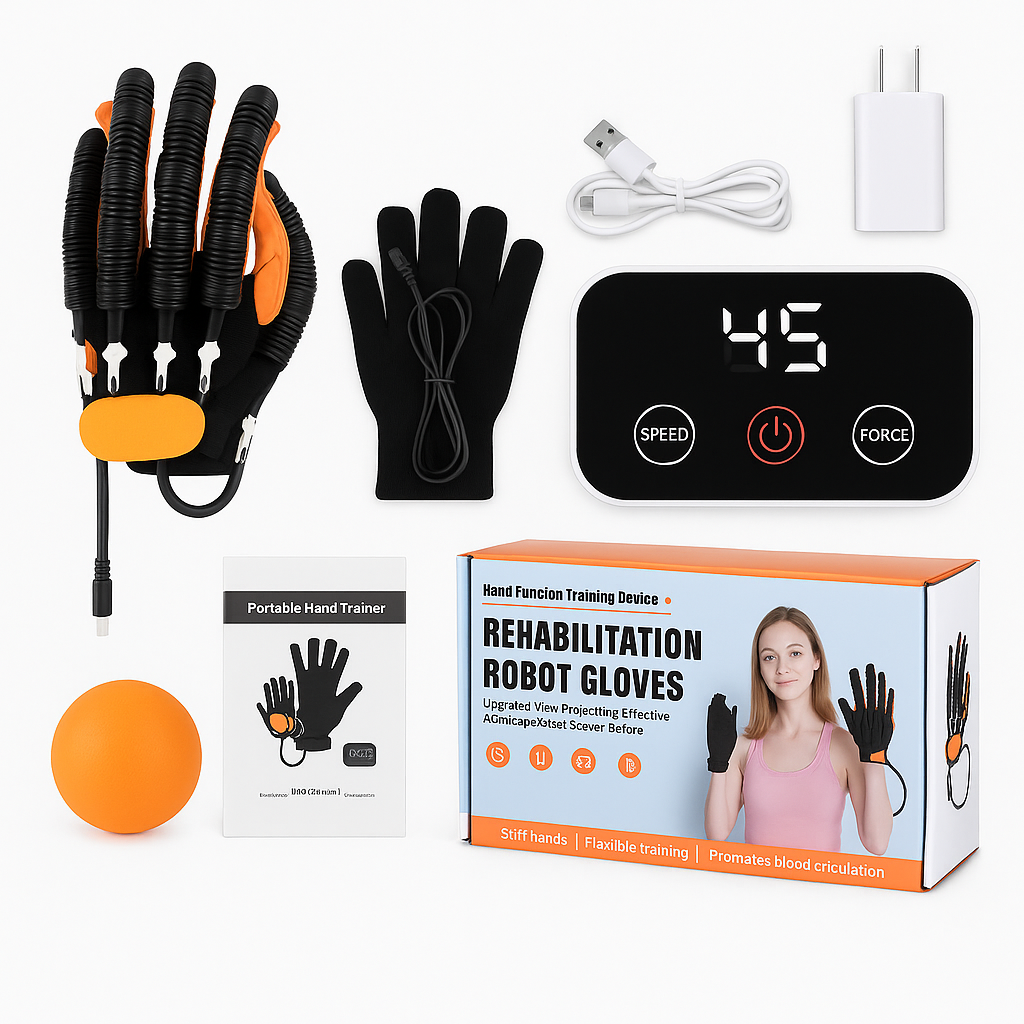 Finger Rehabilitation Exerciser Robot Gloves Stroke Hemiplegia Cerebral Infarction Training Equipment Therapy