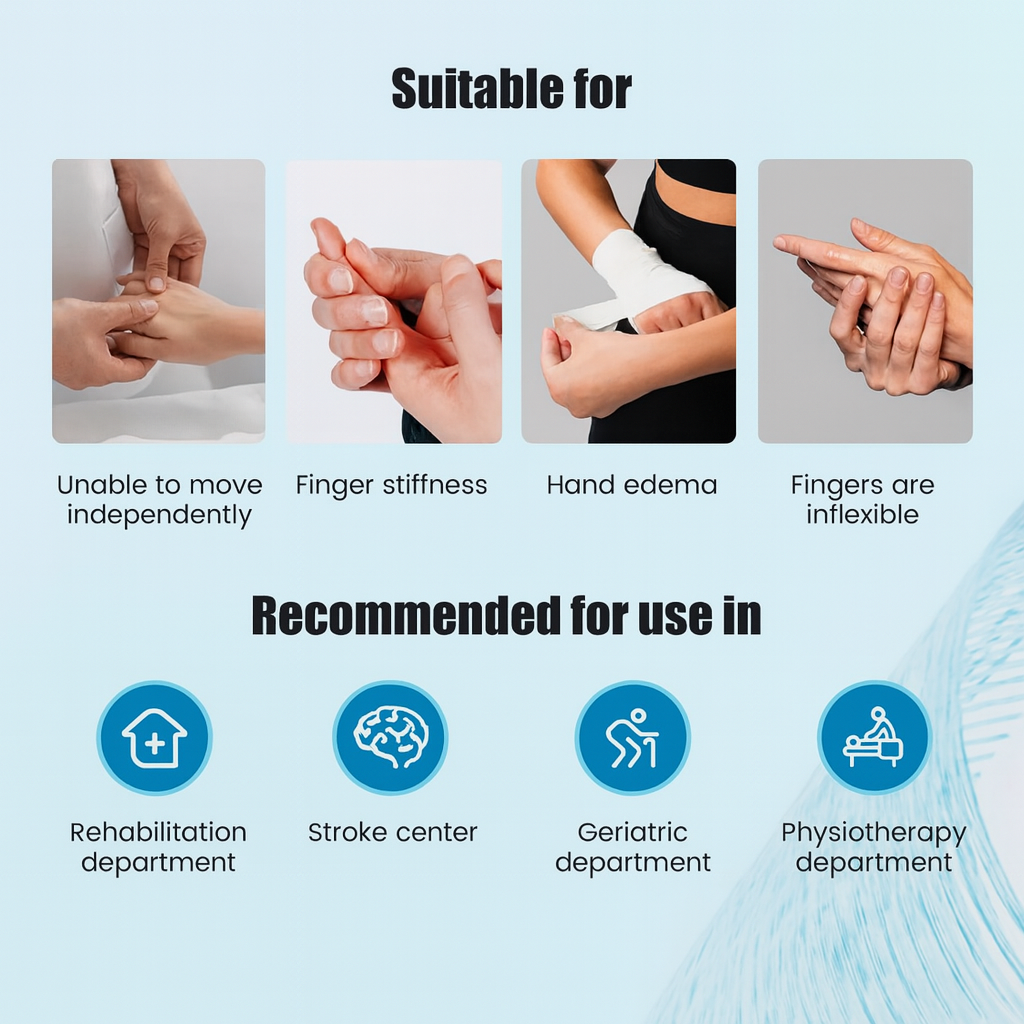 Finger Rehabilitation Exerciser Robot Gloves Stroke Hemiplegia Cerebral Infarction Training Equipment Therapy