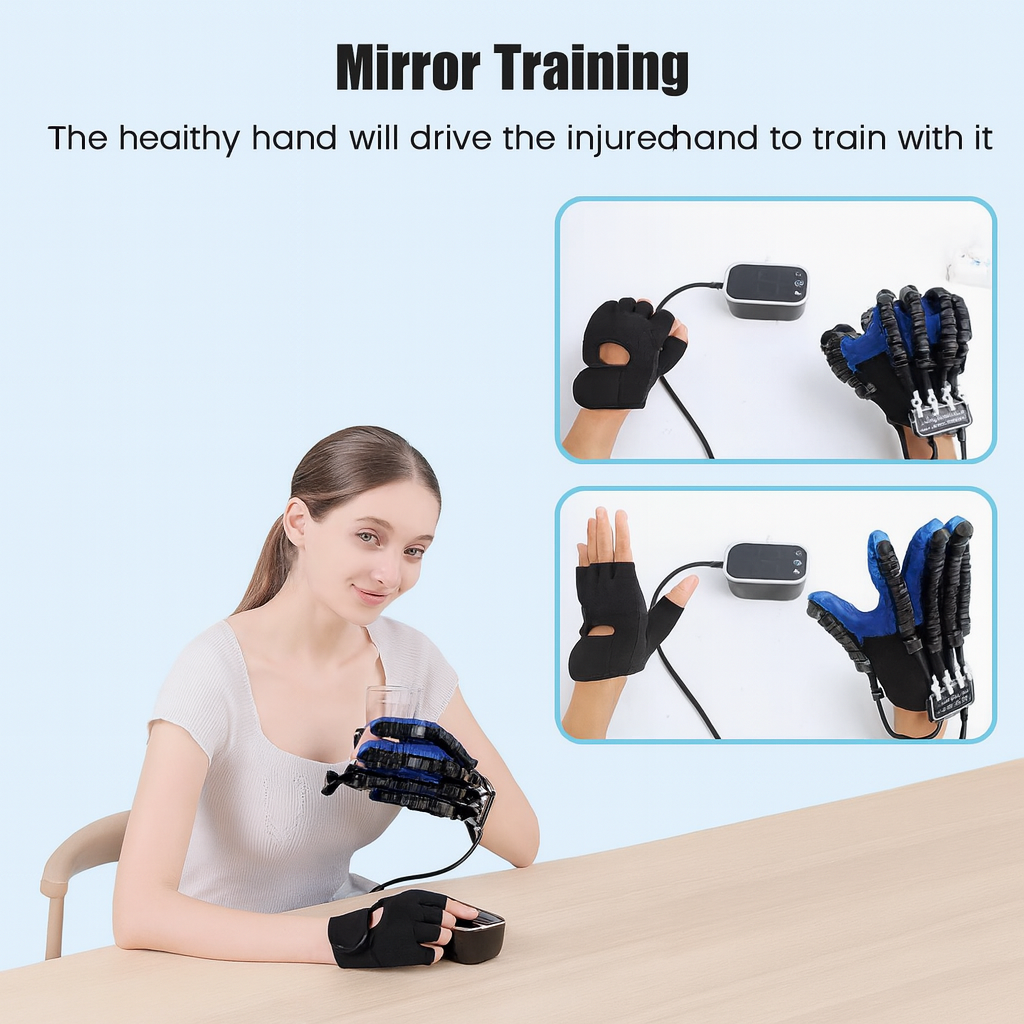 Finger Rehabilitation Exerciser Robot Gloves Stroke Hemiplegia Cerebral Infarction Training Equipment Therapy