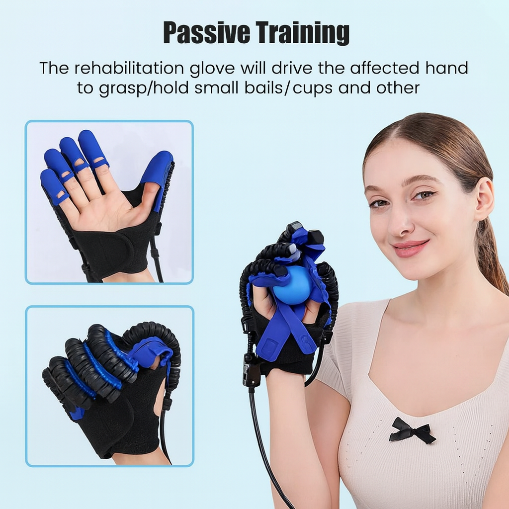 Finger Rehabilitation Exerciser Robot Gloves Stroke Hemiplegia Cerebral Infarction Training Equipment Therapy