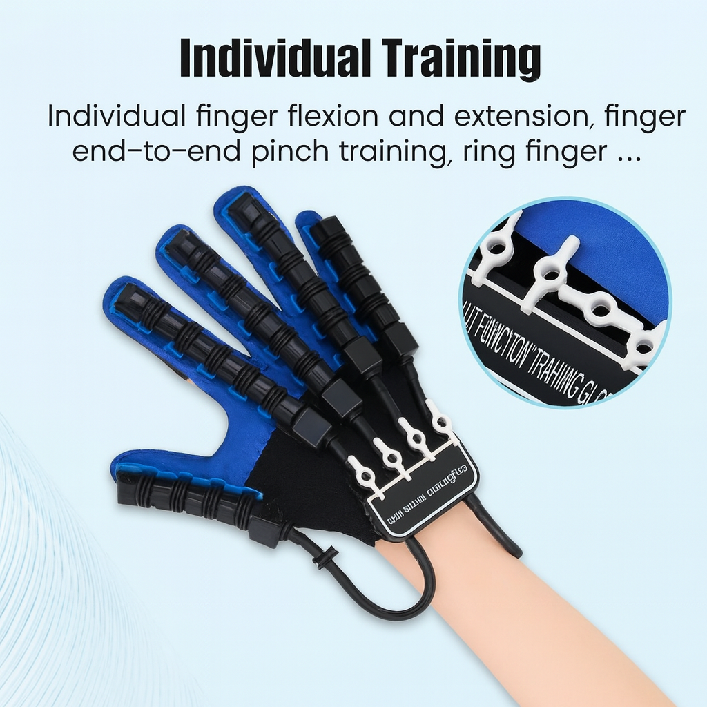 Finger Rehabilitation Exerciser Robot Gloves Stroke Hemiplegia Cerebral Infarction Training Equipment Therapy