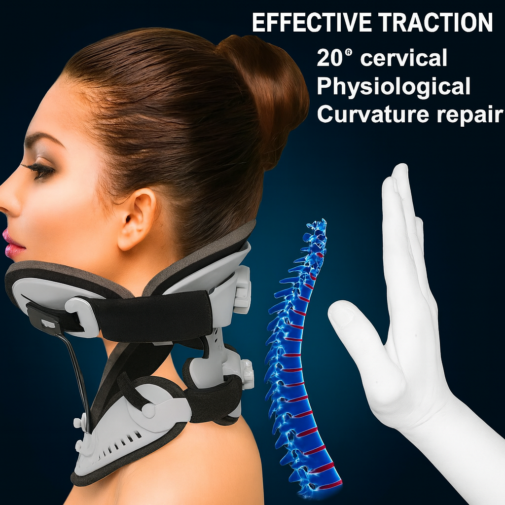 Neck Brace Support Orthosis - Adjustable Cervical Collar