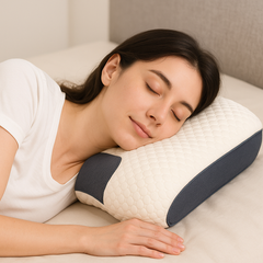 Cervical Orthopedic Neck Pillow with Soybean Fiber Core