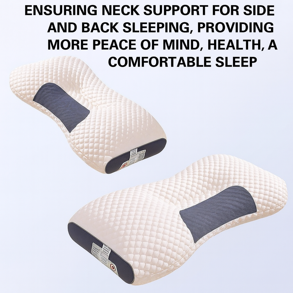 Cervical Orthopedic Neck Pillow with Soybean Fiber Core