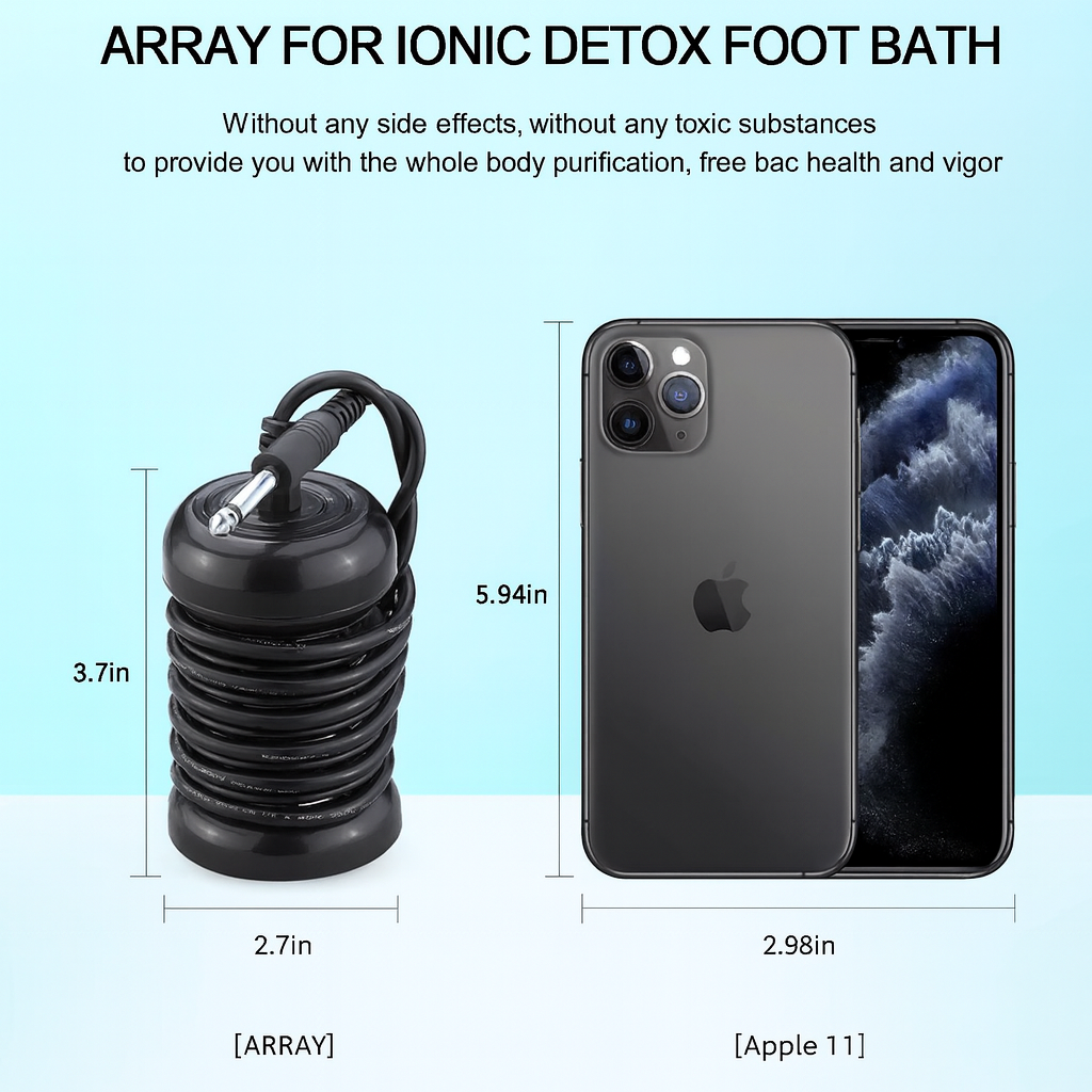 Advanced Ionic Foot Detox Machine with Heat and 30-Minute Sessions