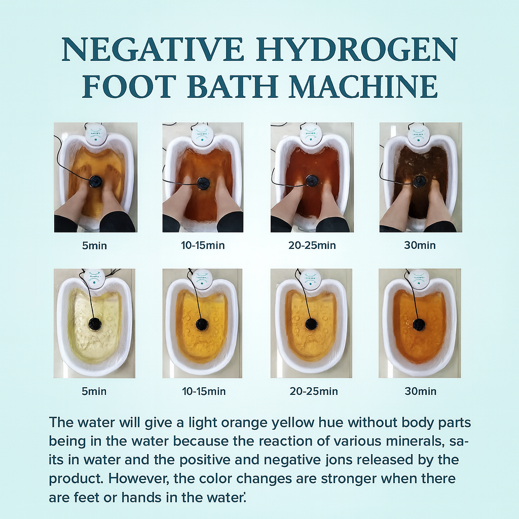 Advanced Ionic Foot Detox Machine with Heat and 30-Minute Sessions