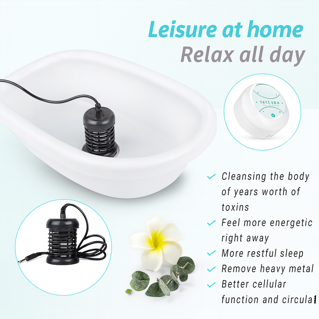 Advanced Ionic Foot Detox Machine with Heat and 30-Minute Sessions