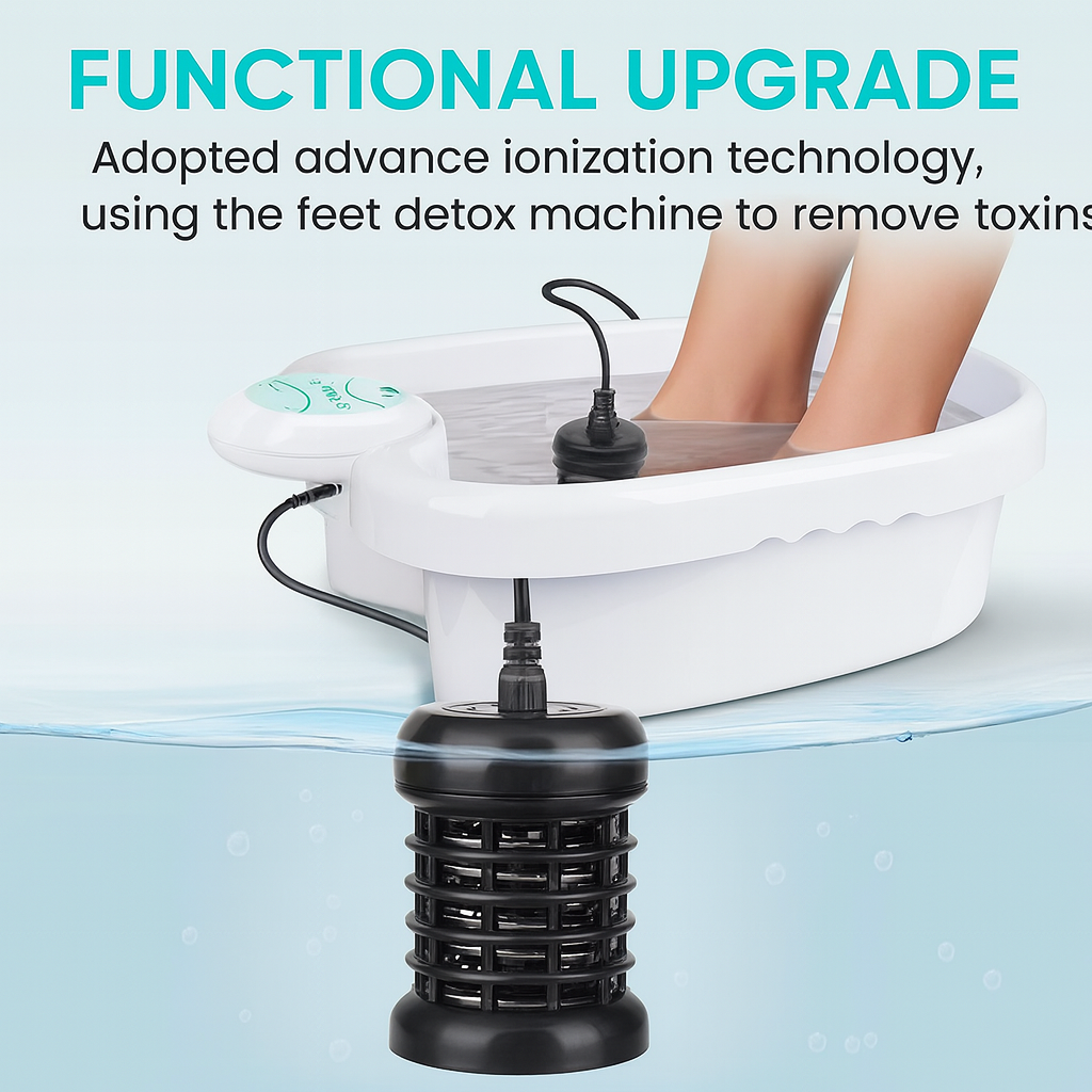 Advanced Ionic Foot Detox Machine with Heat and 30-Minute Sessions