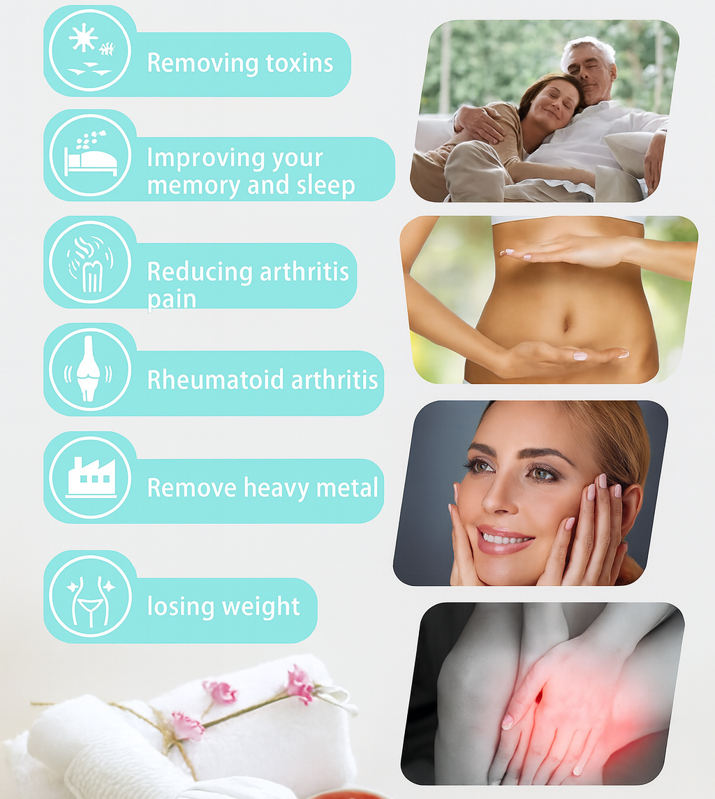 Advanced Ionic Foot Detox Machine with Heat and 30-Minute Sessions