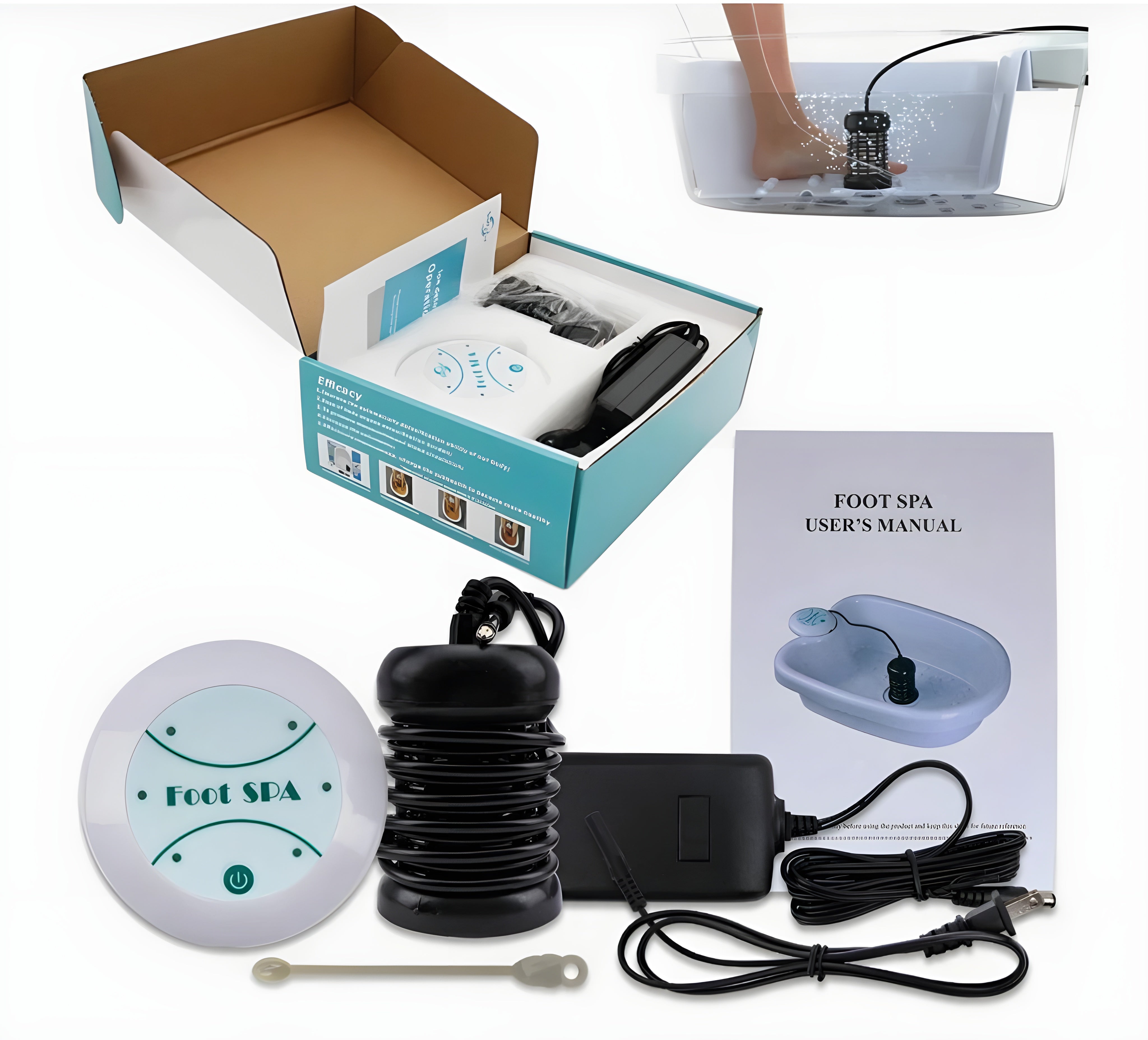 Advanced Ionic Foot Detox Machine with Heat and 30-Minute Sessions