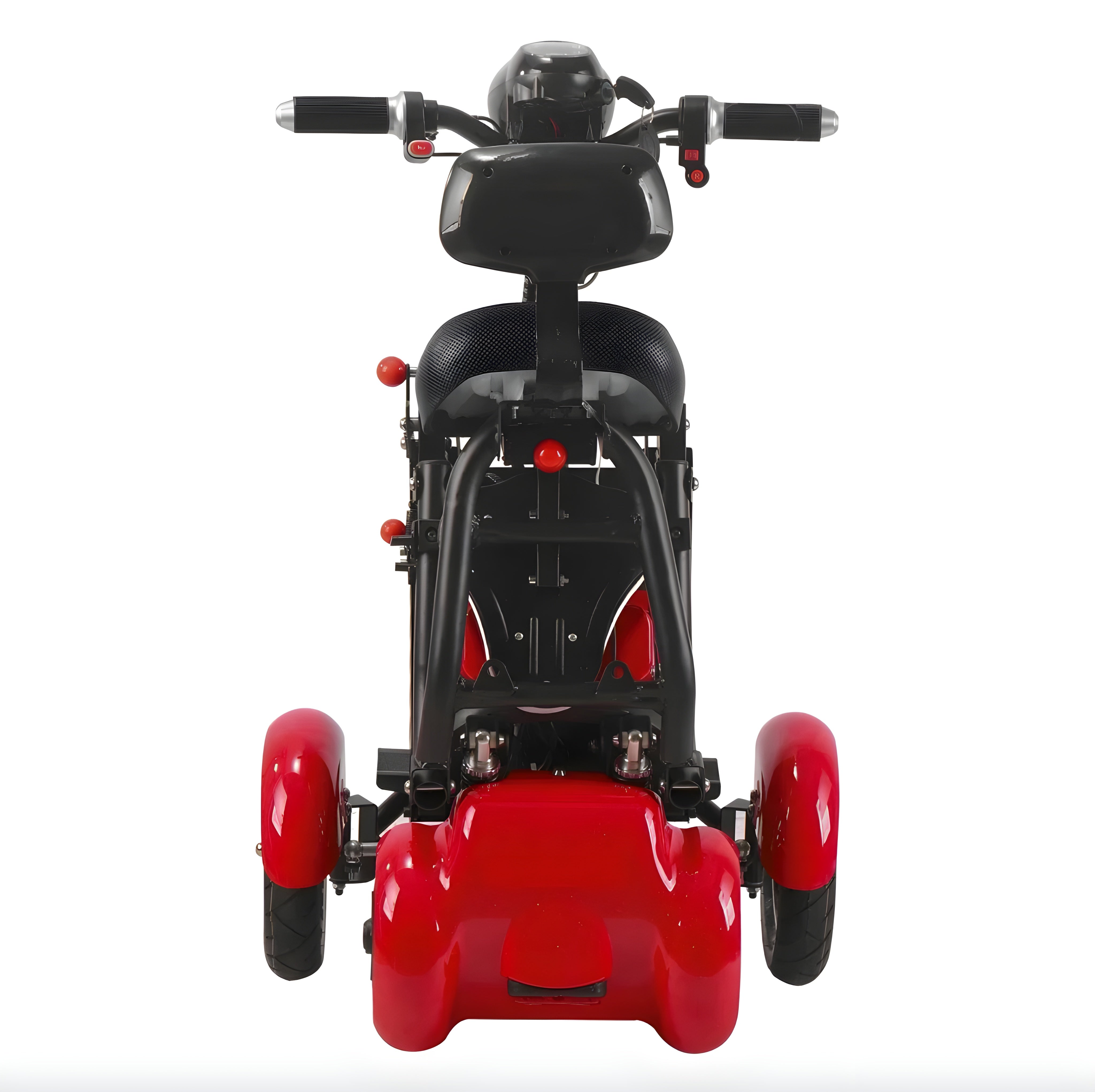 Lightweight Foldable Electric Mobility Scooter | Dual Motor, 4 Wheels, Compact 2-Seater for Elderly & Disabled