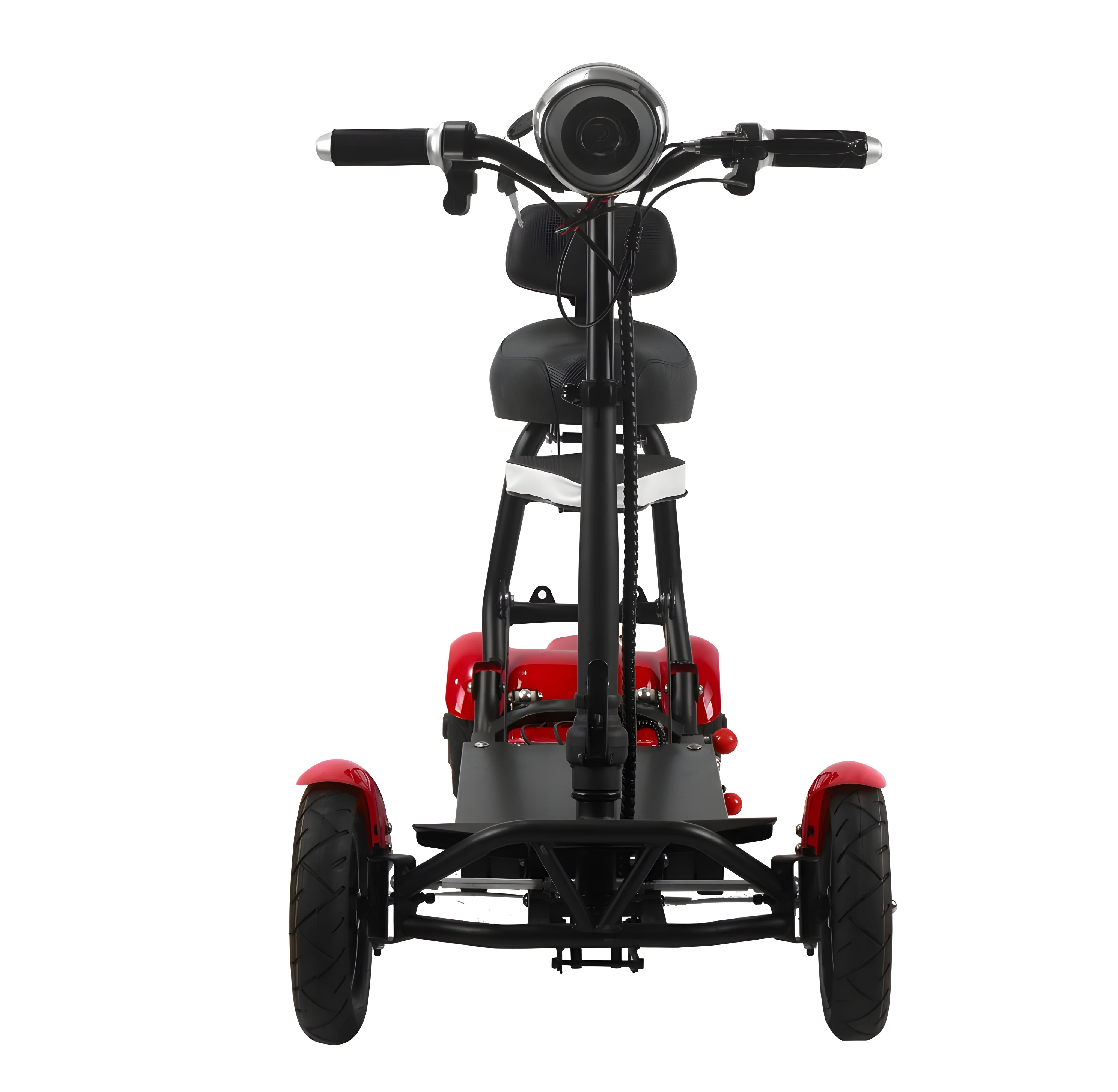Lightweight Foldable Electric Mobility Scooter | Dual Motor, 4 Wheels, Compact 2-Seater for Elderly & Disabled